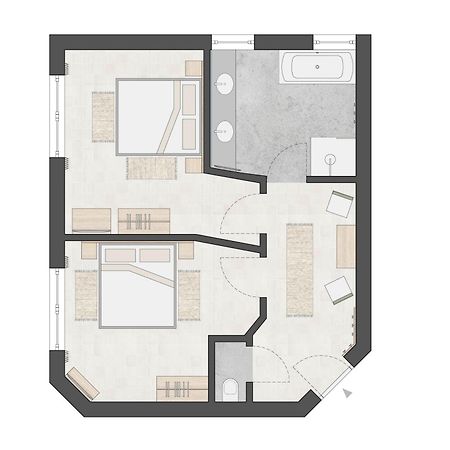 Hotel Garni Hubertushof Fiss Eksteriør bilde